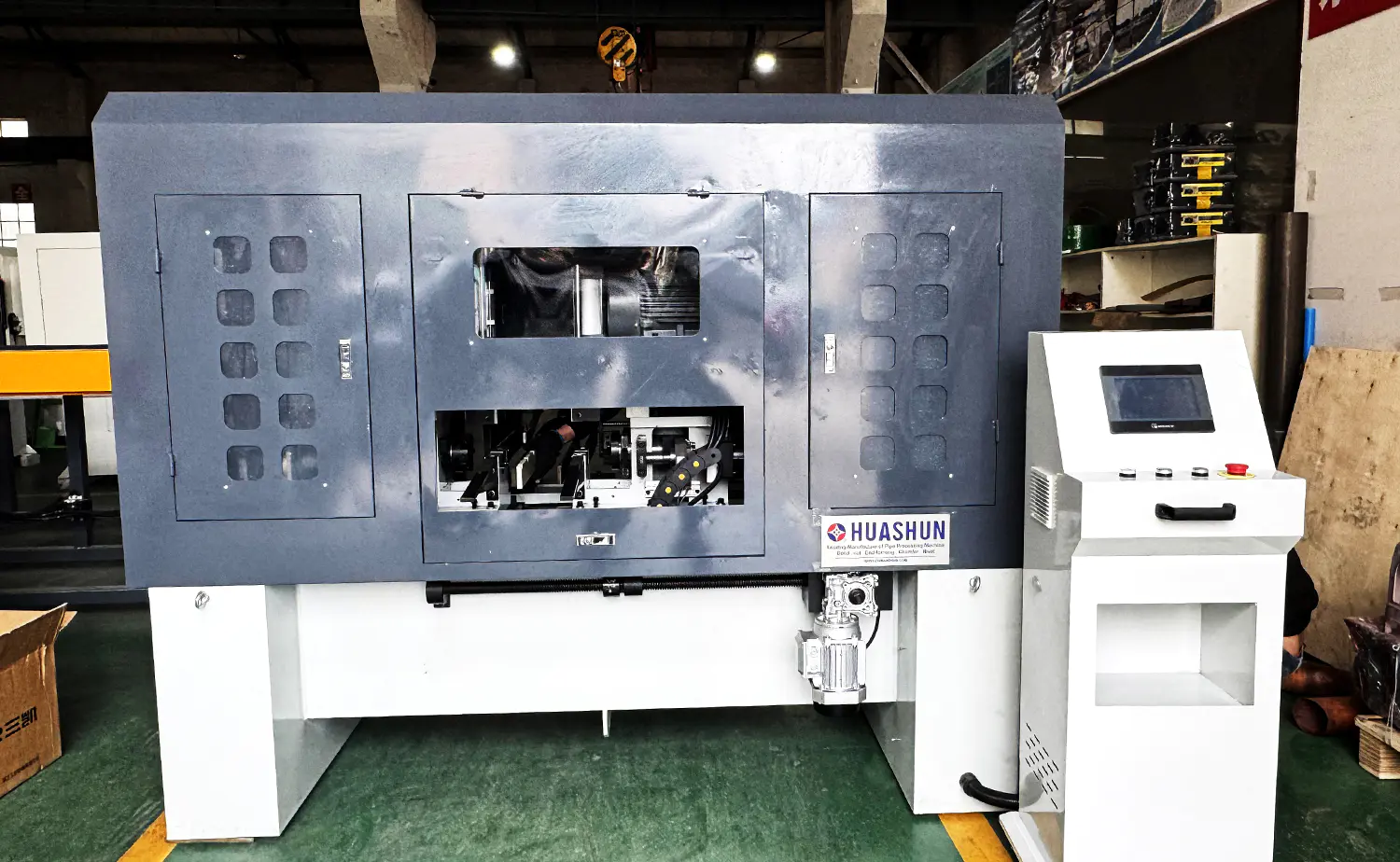 DEF80CNC Serisi Yüksek Stabilite Servo Boru Pah Kırma Makinesi